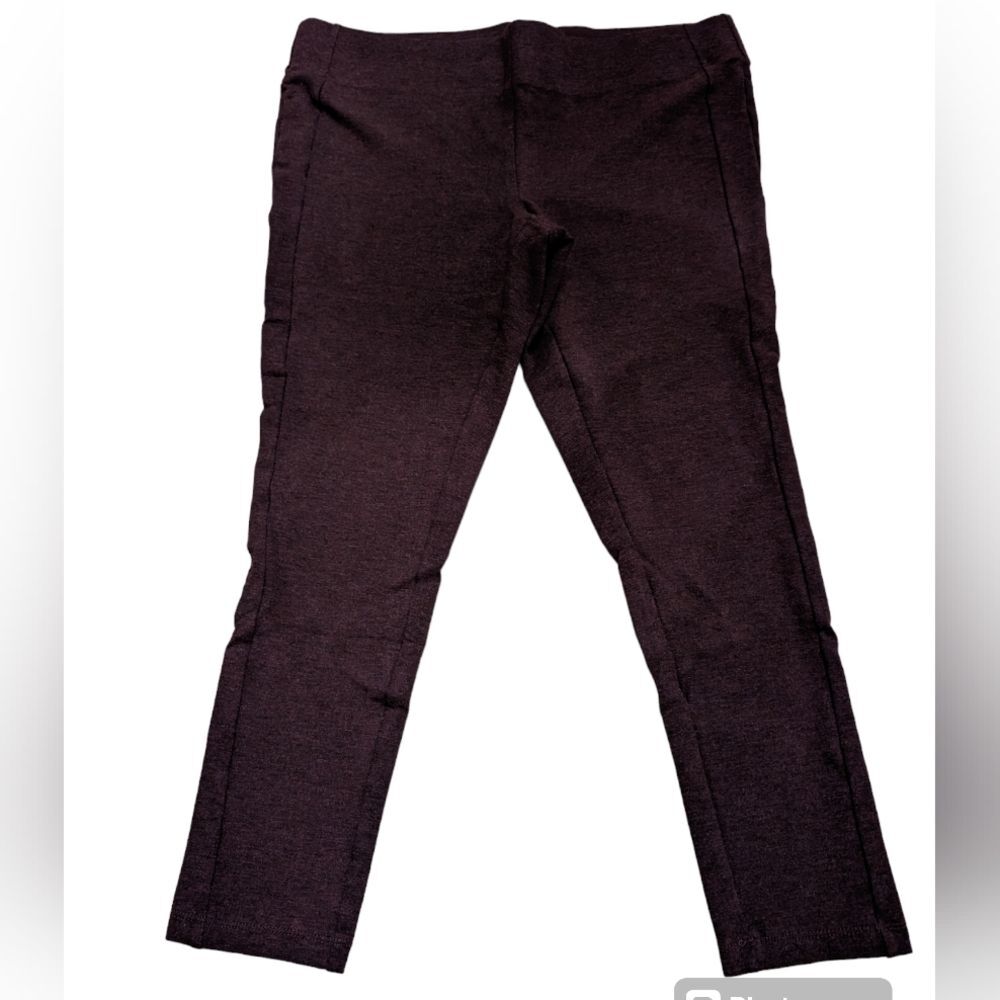 Ann Taylor LOFT Pants Women XL Maroon Stretch Skinny Business Work